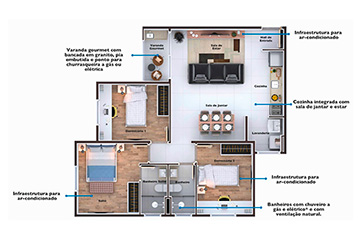 Plantas - Lançamento Residencial Ilhas Gregas Itupeva