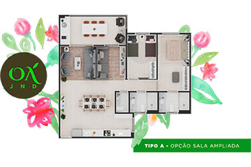 Plantas - Lançamento Residencial Oásis Jundiaí