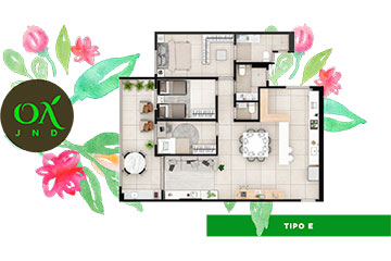 Plantas - Lançamento Residencial Oásis Jundiaí
