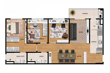 Plantas - Gioviale Residencial Jundiaí