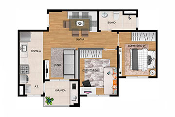 Plantas - Gioviale Residencial Jundiaí