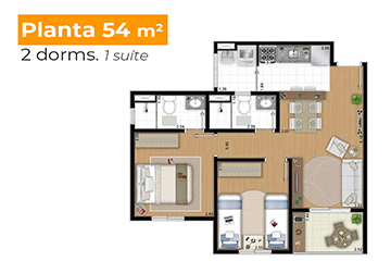 Plantas - Vista Park Residencial - Jundiaí